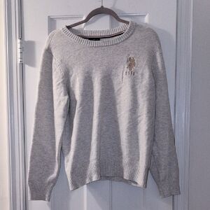 U.S. Polo Assn. Gray Crew Neck Sweater